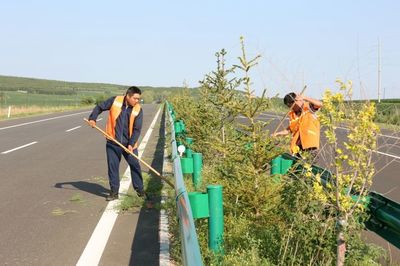 呼伦贝尔市公路管理局尼尔基公路养护管理处开展公路交通环境集中整治工作_呼伦贝尔新闻 - 呼伦贝尔日报