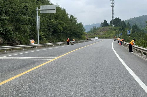 剑阁县国省道公路养护段开展城乡路域环境整治活动